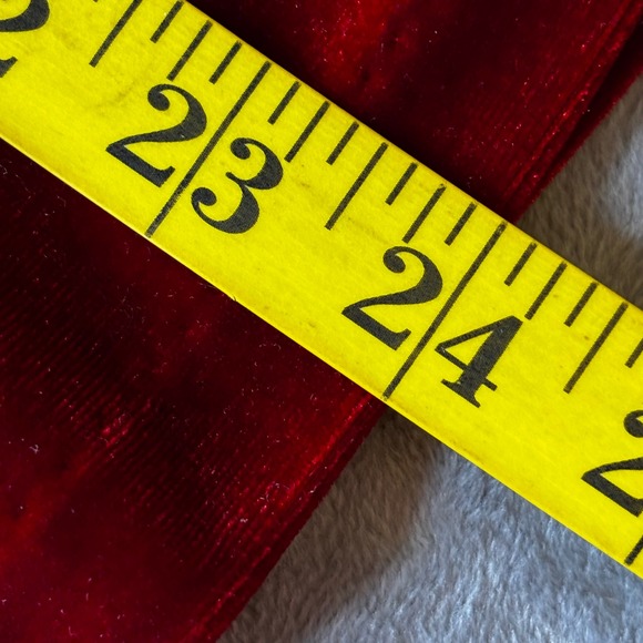 Red Velvet‎ Long Sleeve Top Womens Blouse Elegant Comfortable Holiday - Picture 8 of 13